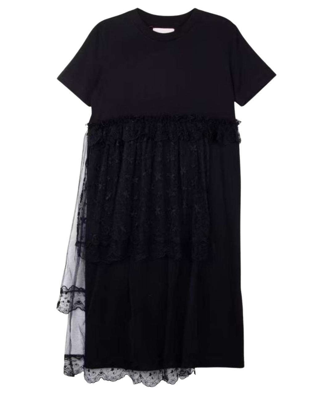SIMONE ROCHA Черное хлопковое повседневное платье, фото 1