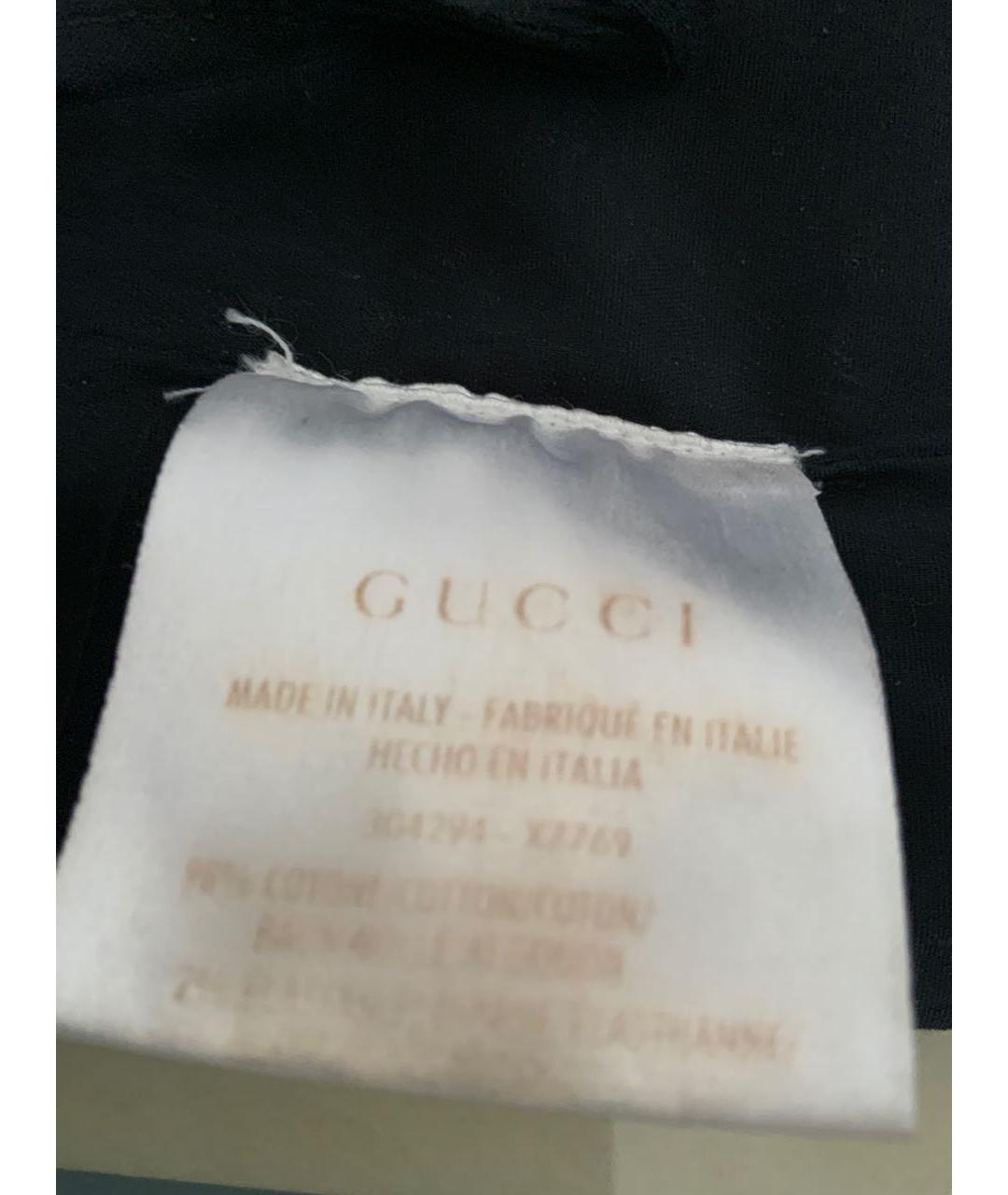 GUCCI Черные хлопковые прямые джинсы, фото 4