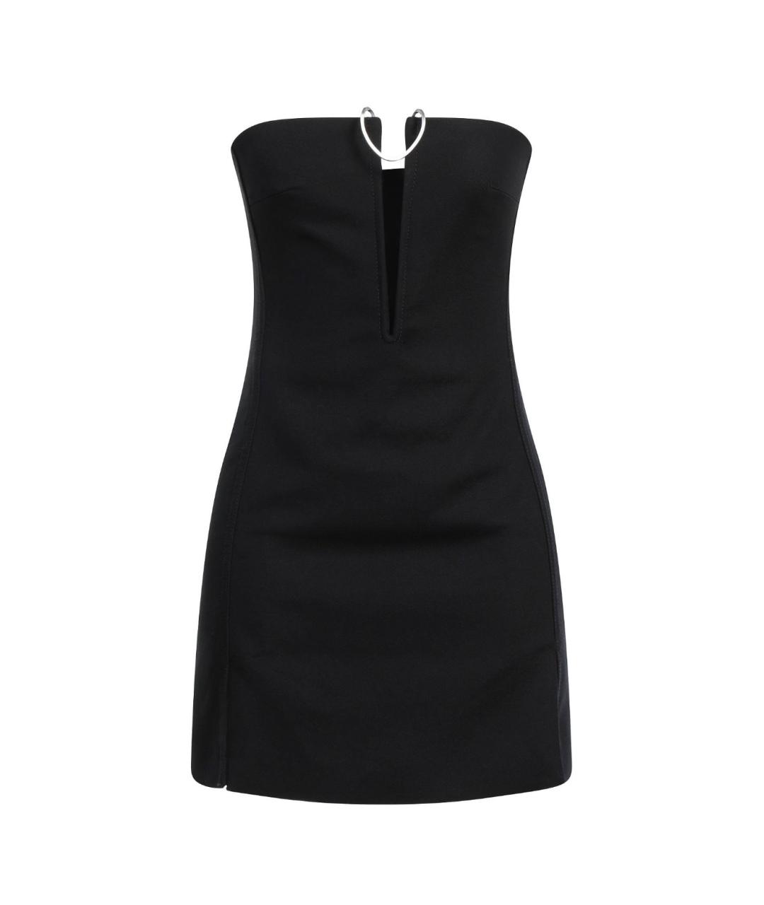 DION LEE Черное коктейльное платье, фото 1