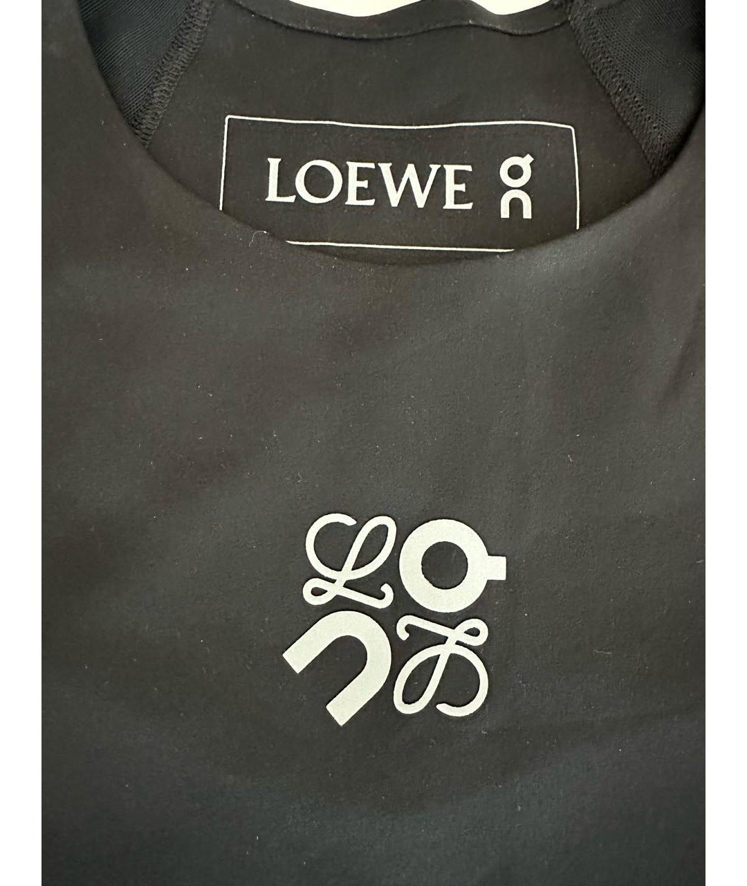LOEWE Черная майка, фото 3