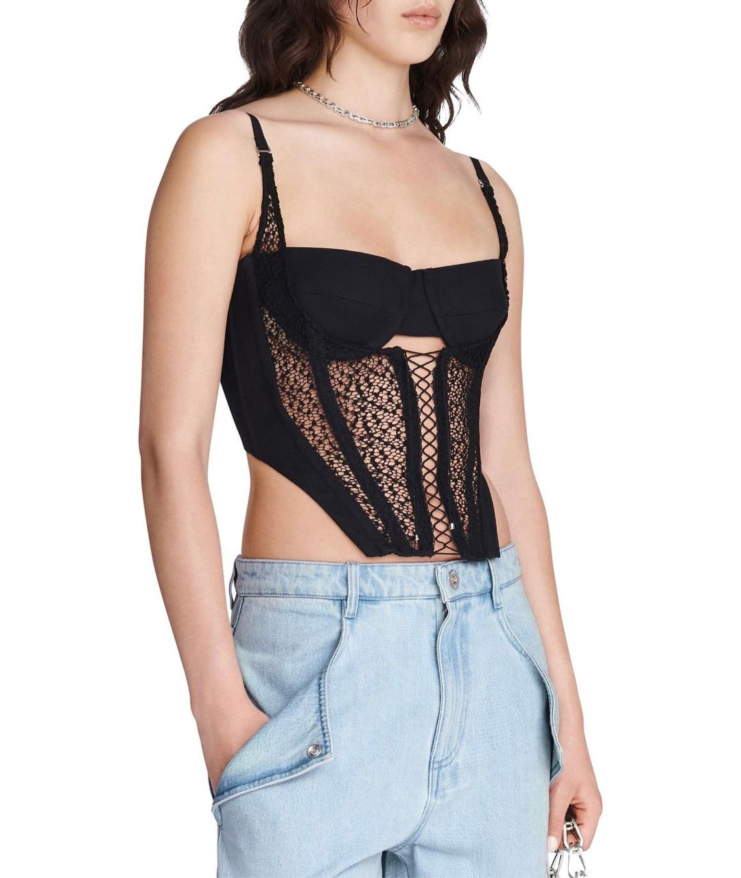 DION LEE Черный корсет, фото 6