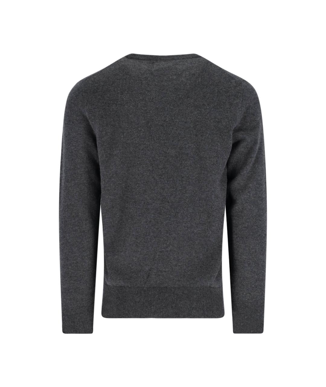 POLO RALPH LAUREN Серый шерстяной джемпер / свитер, фото 2