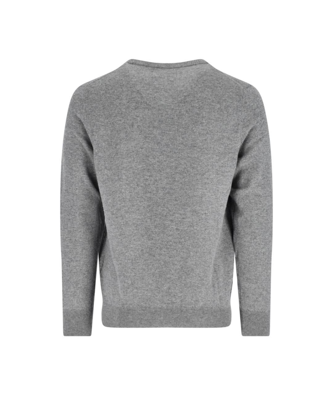 POLO RALPH LAUREN Серый шерстяной джемпер / свитер, фото 2