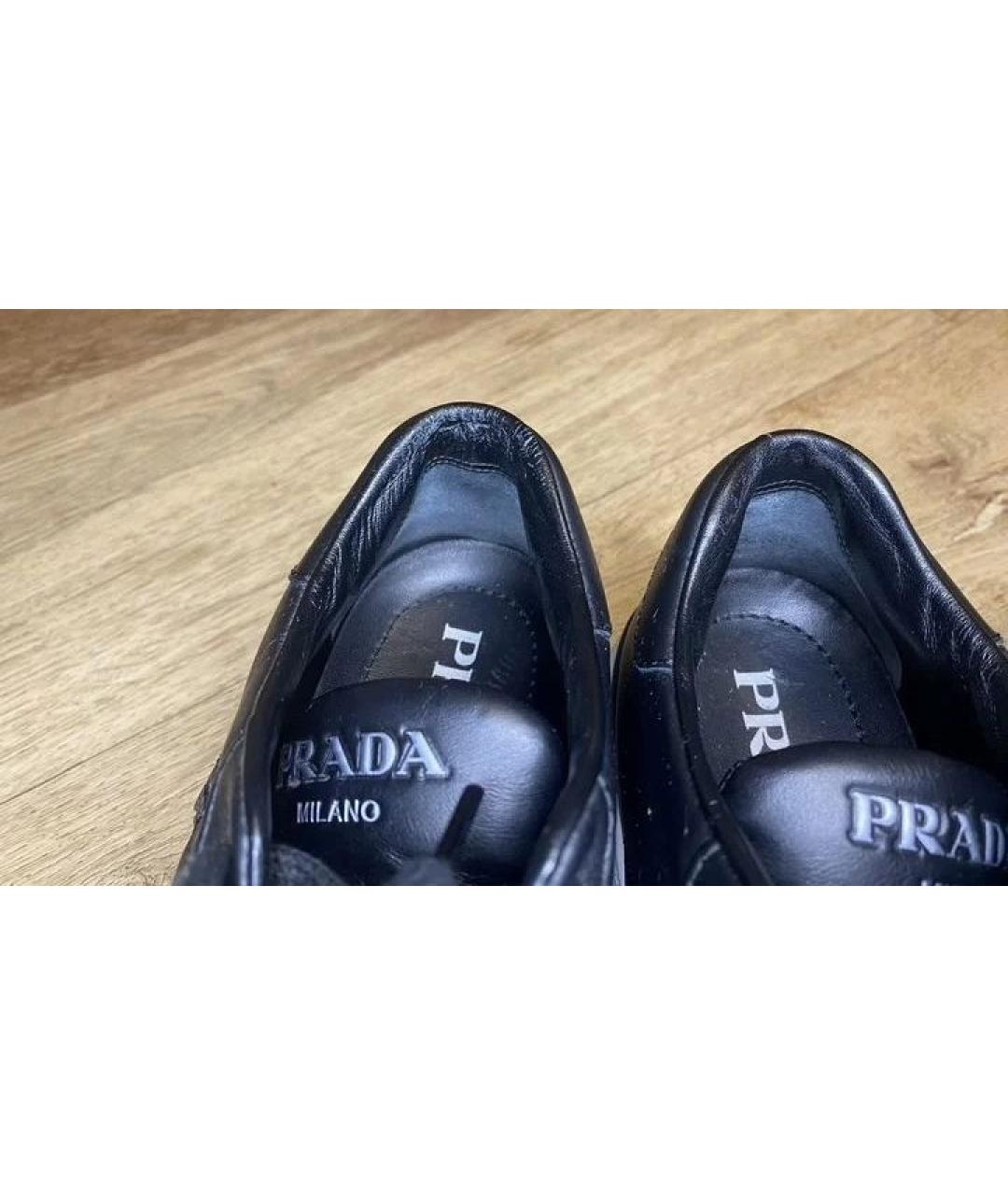 PRADA Кожаные кеды, фото 5