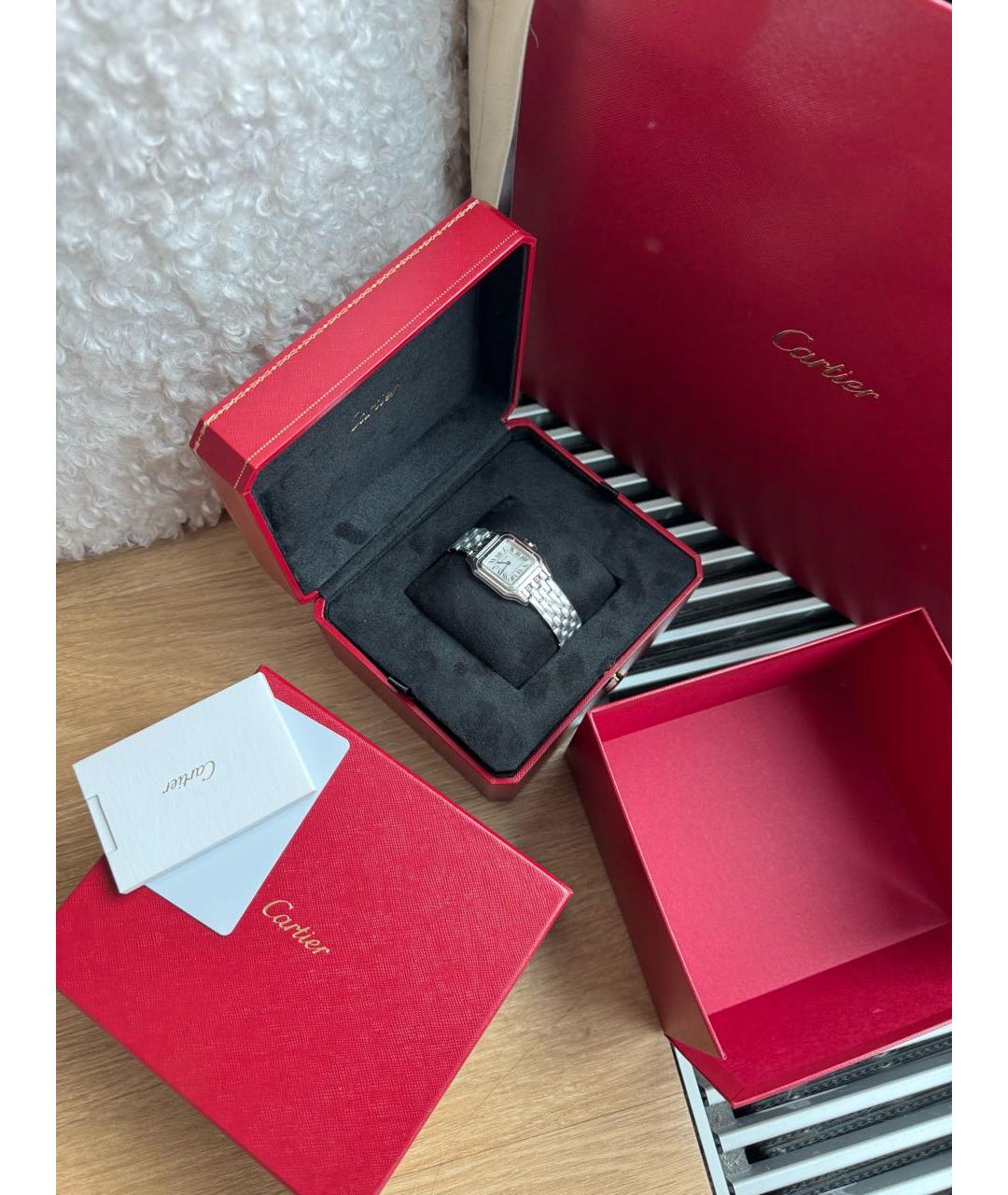 CARTIER Серебряные часы, фото 5