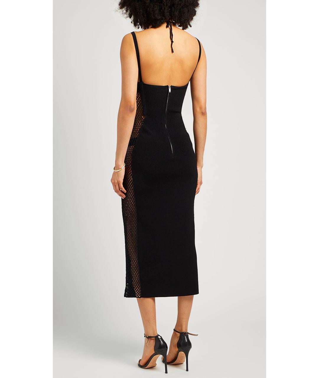 DION LEE Черное коктейльное платье, фото 6