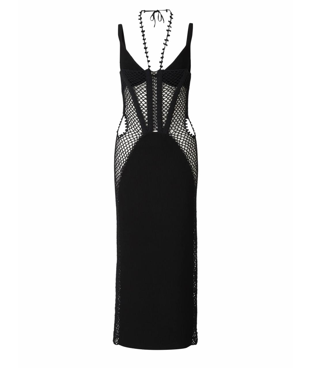 DION LEE Черное коктейльное платье, фото 1