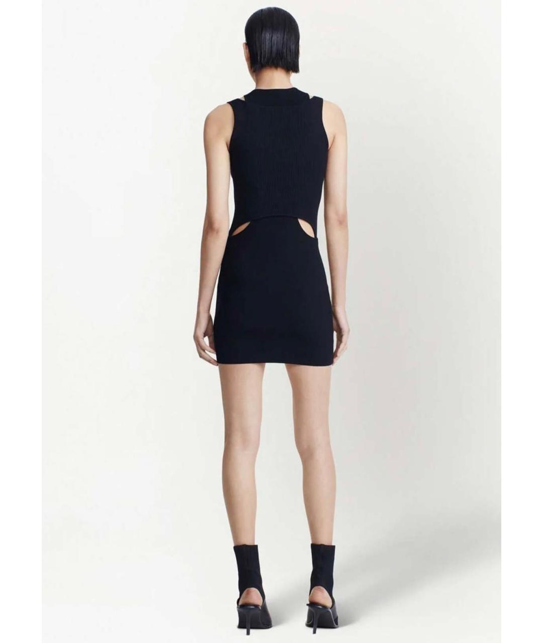 DION LEE Черное коктейльное платье, фото 3