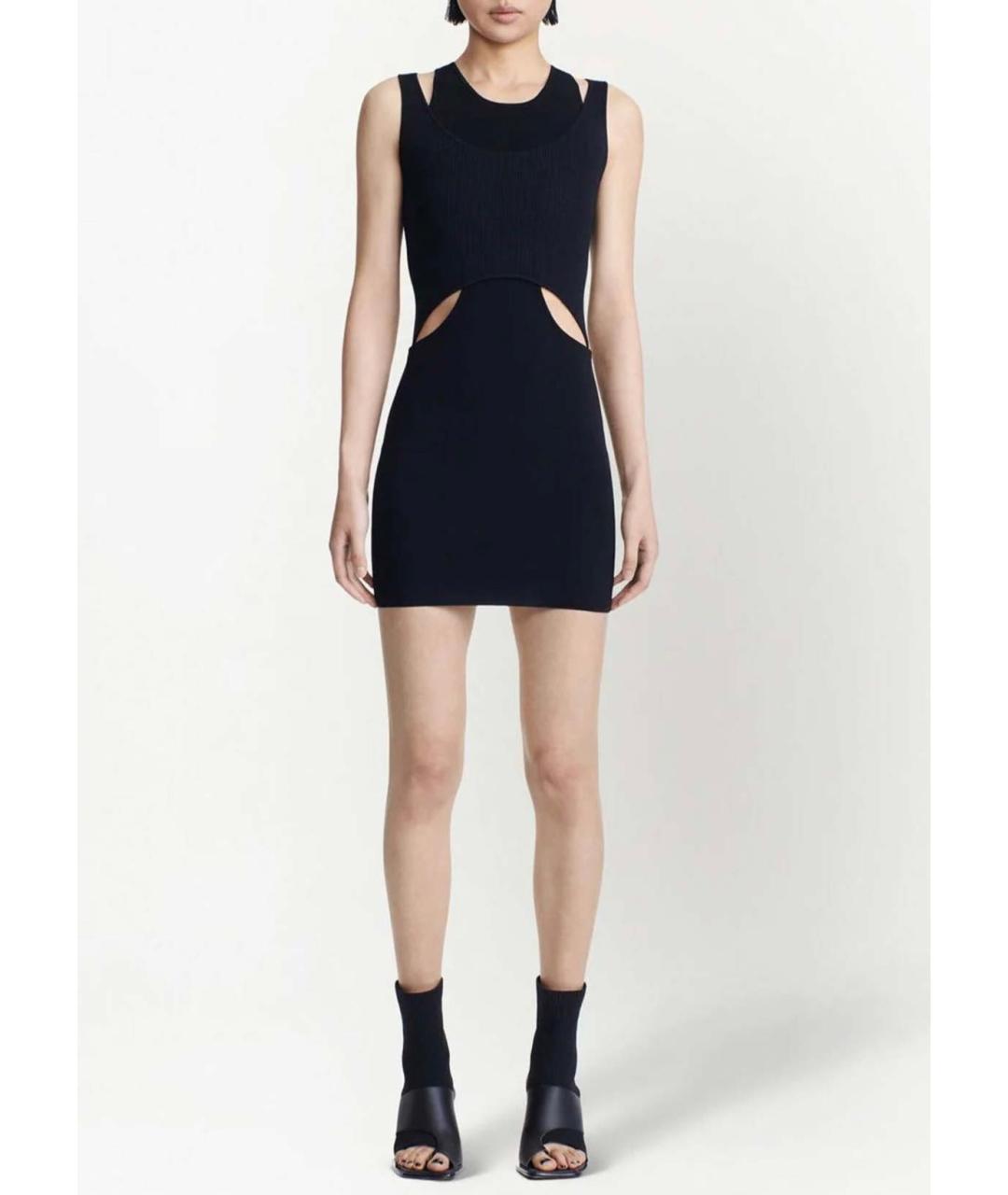 DION LEE Черное коктейльное платье, фото 2