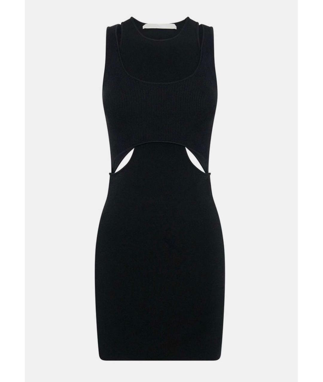 DION LEE Черное коктейльное платье, фото 5