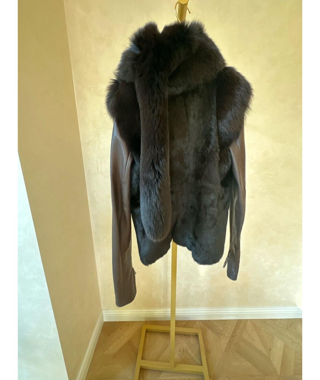 GIVENCHY Коричневая кожаная куртка, фото 2