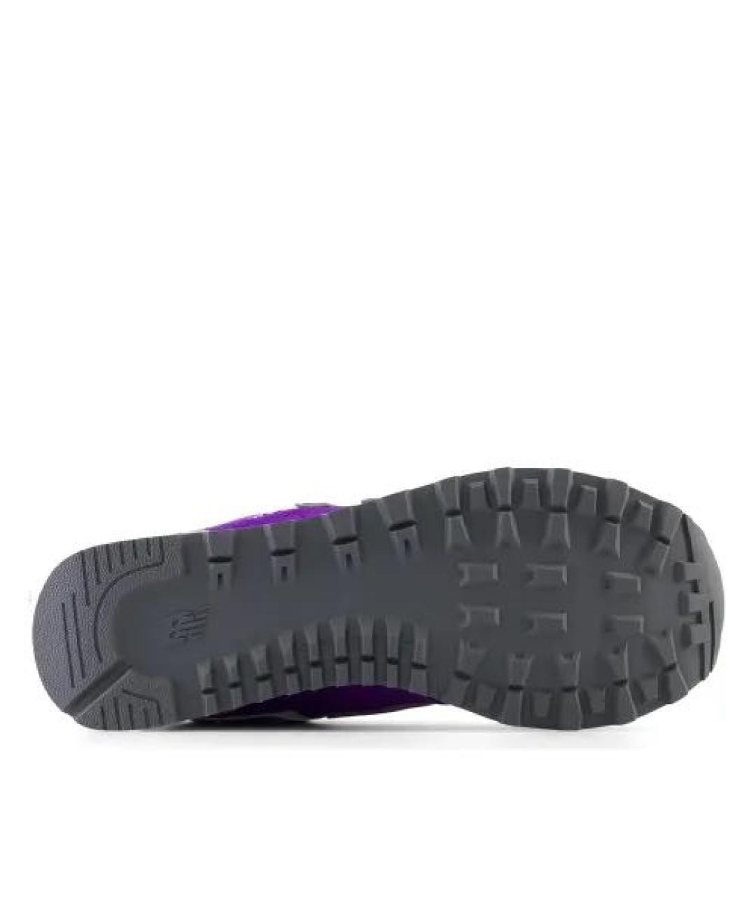 NEW BALANCE Фиолетовые замшевые кроссовки, фото 4