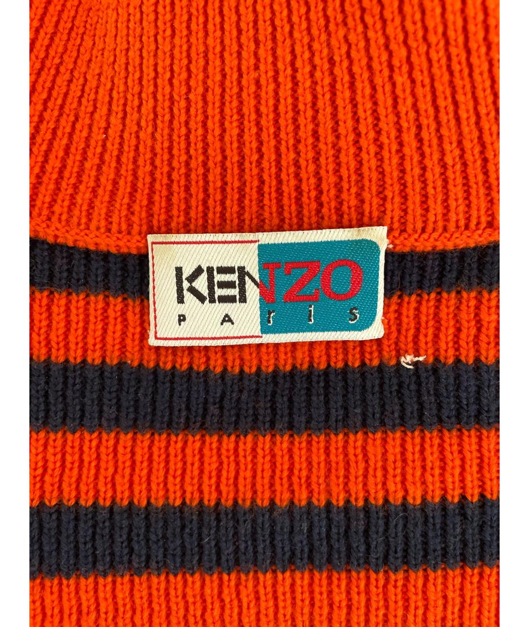 KENZO Мульти шерстяное повседневное платье, фото 7