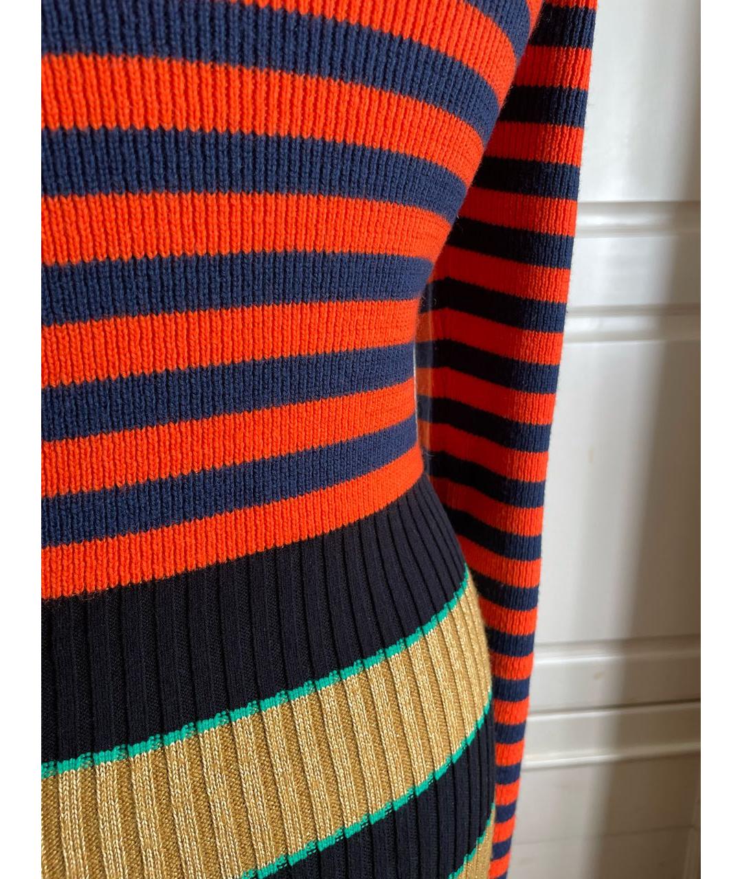 KENZO Мульти шерстяное повседневное платье, фото 4