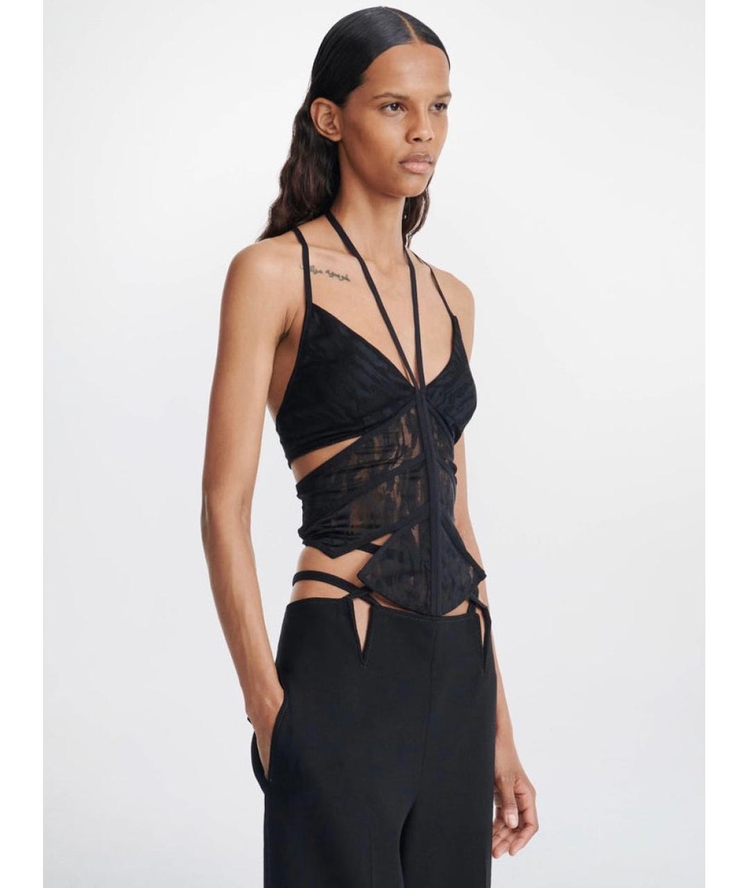 DION LEE Черный корсет, фото 8