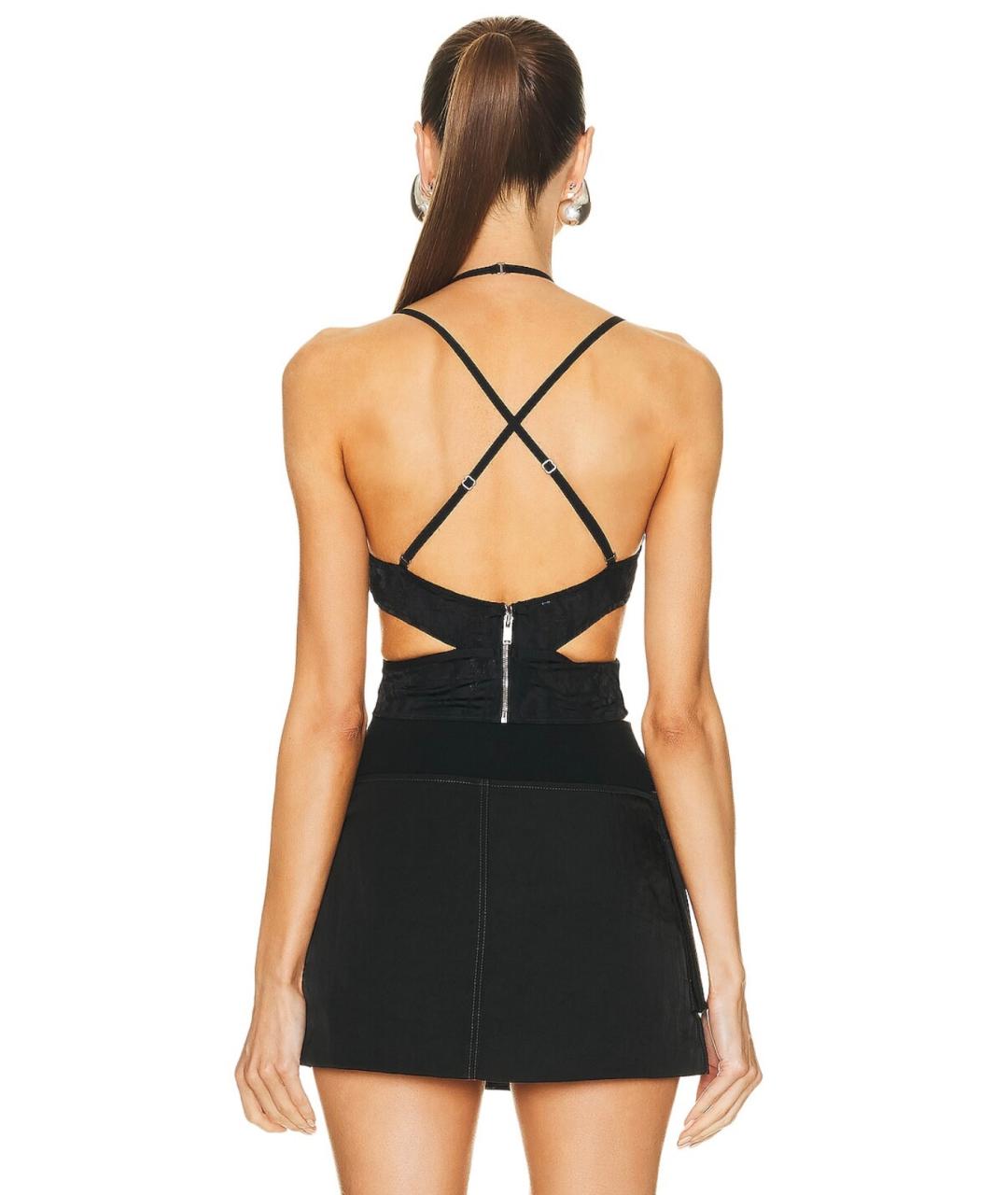 DION LEE Черный корсет, фото 4
