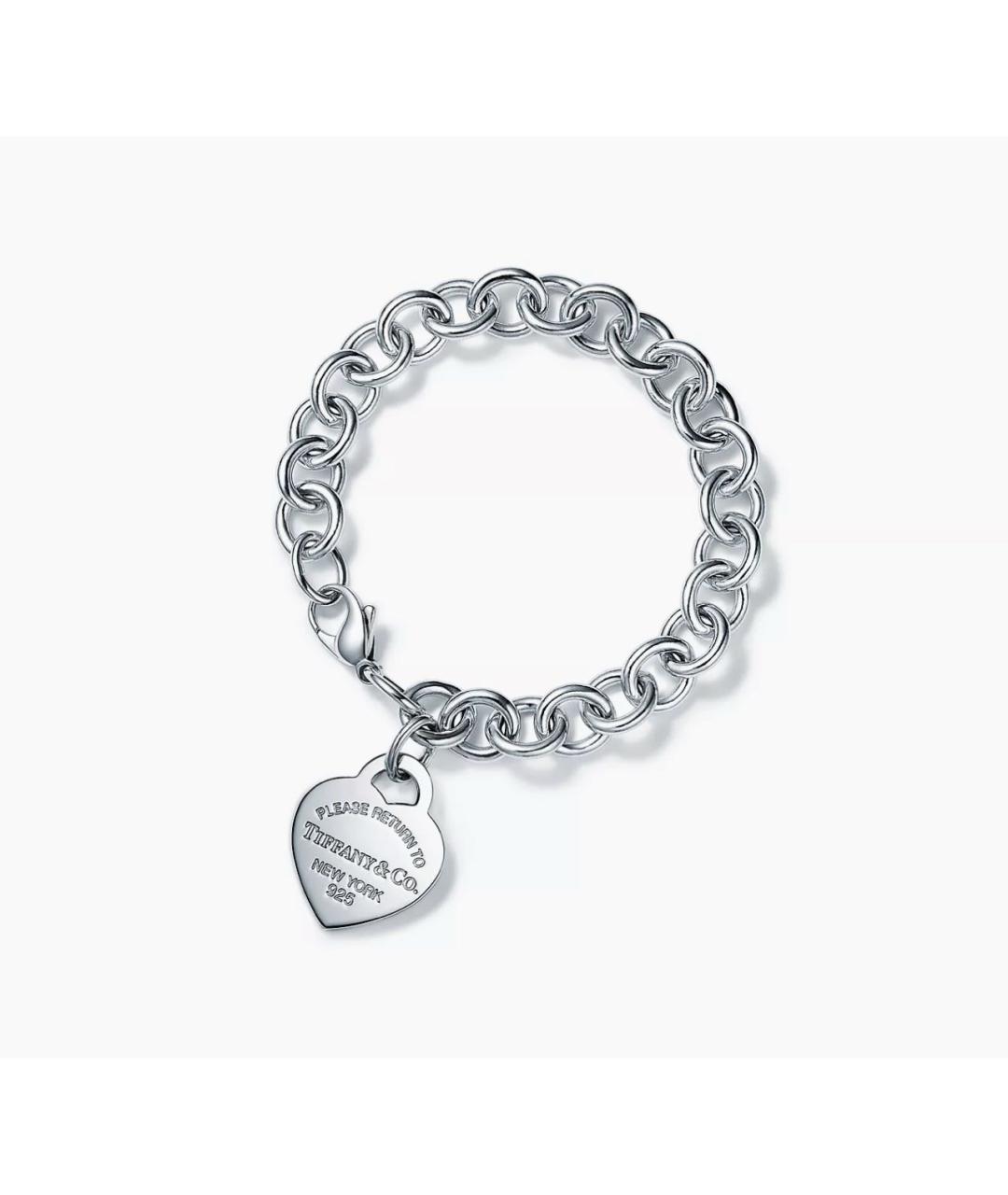 TIFFANY&CO Серебрянный серебряный браслет, фото 4