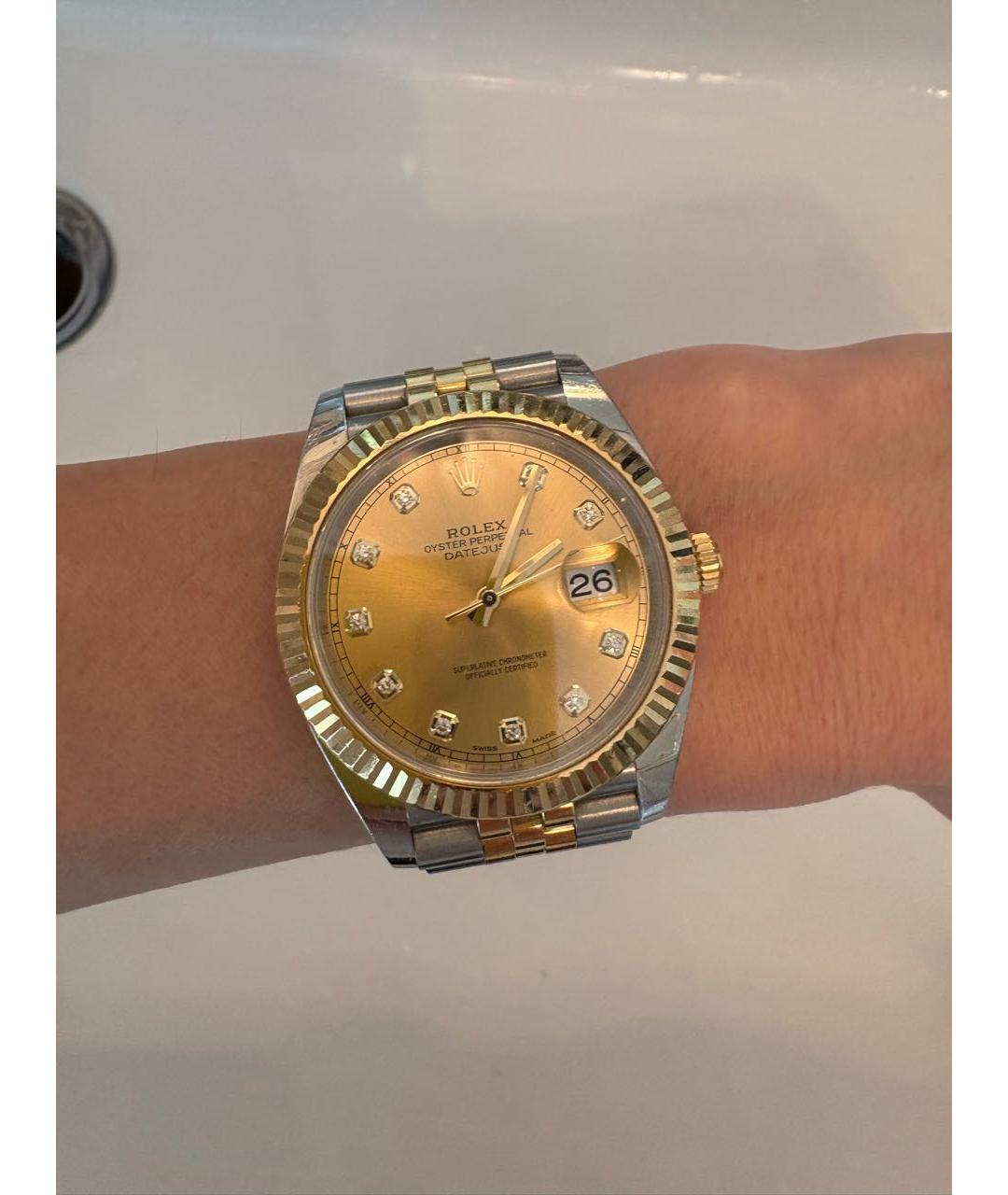ROLEX Белые часы из белого золота, фото 3