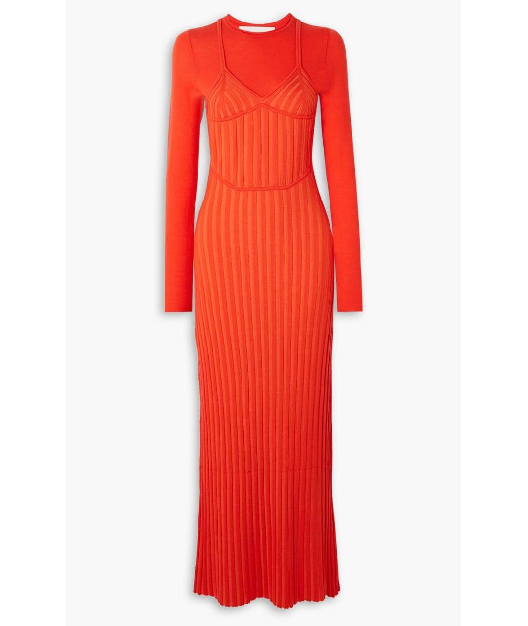 DION LEE Красное коктейльное платье, фото 4