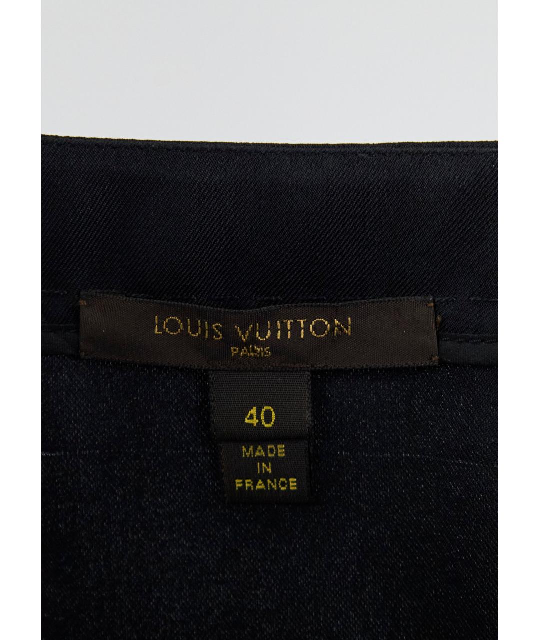 LOUIS VUITTON Черная шелковая блузы, фото 5