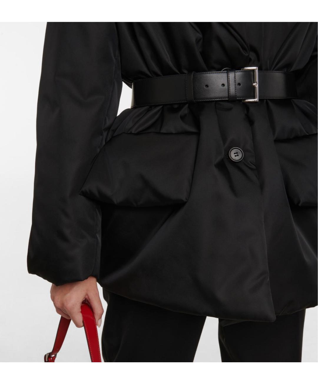 PRADA Черная полиамидовая куртка, фото 4