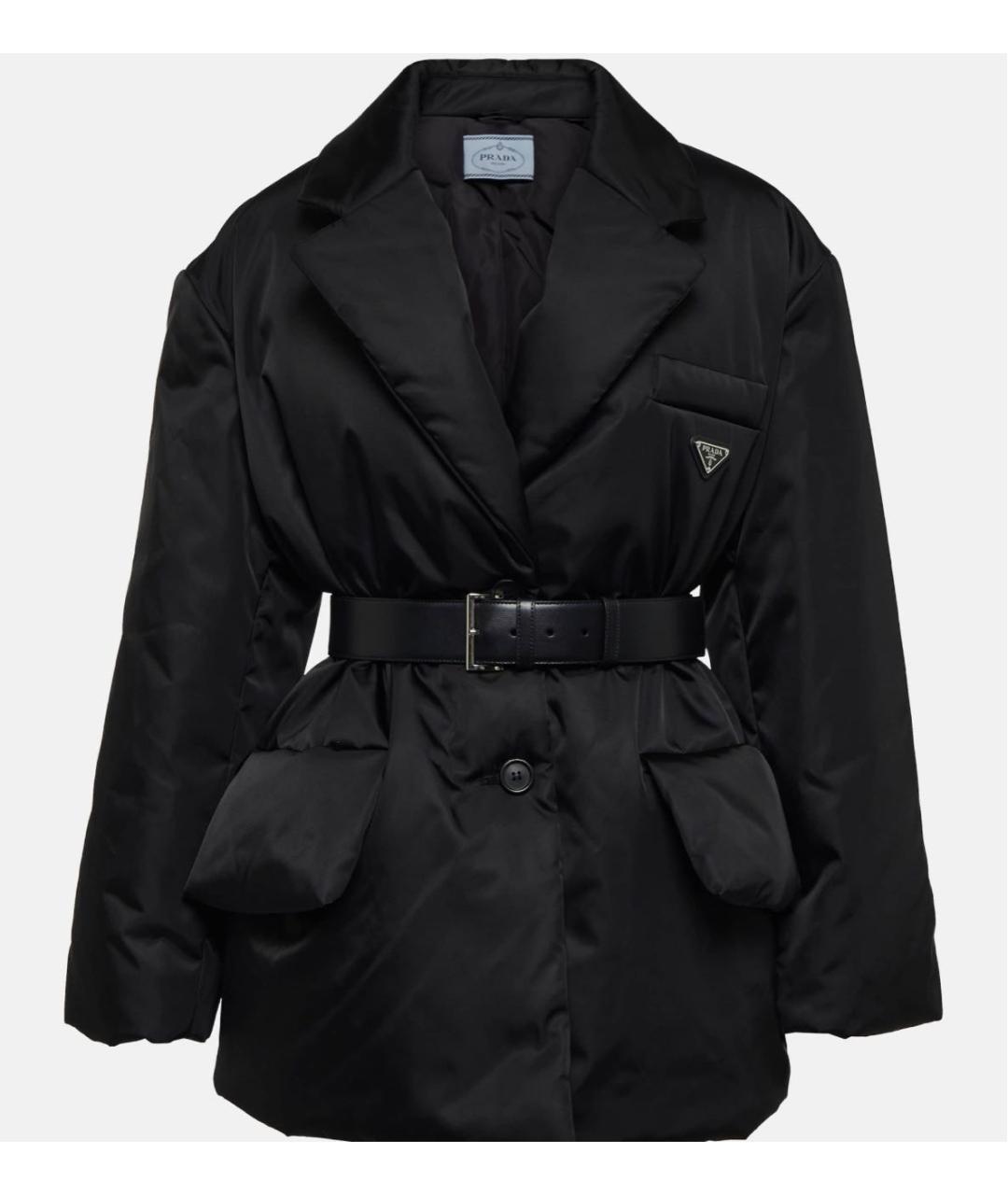 PRADA Черная полиамидовая куртка, фото 5