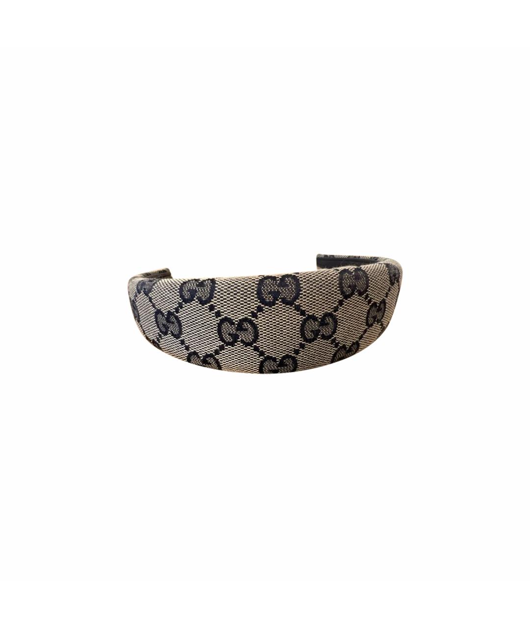 GUCCI Антрацитовый ободок, фото 1