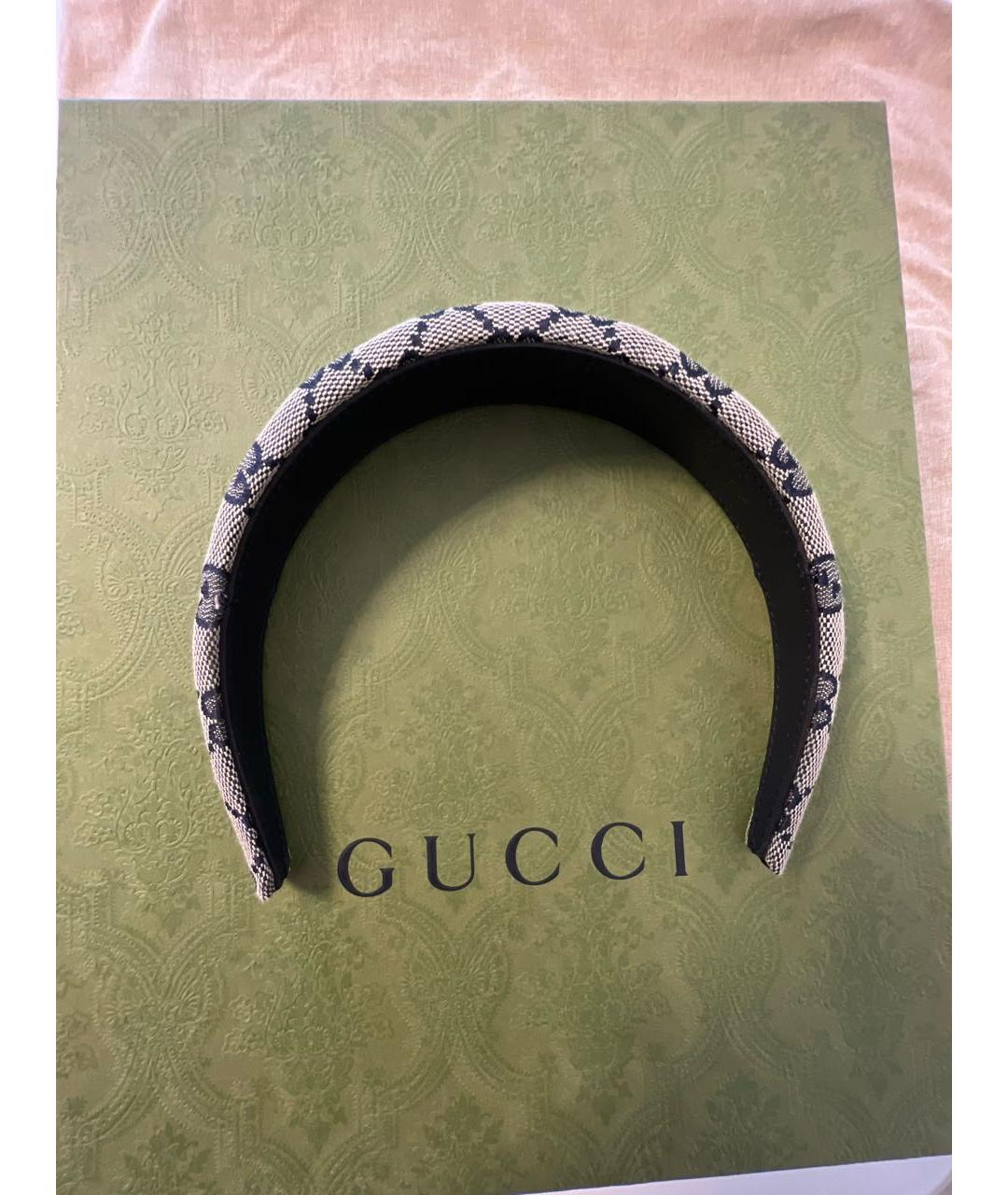 GUCCI Антрацитовый ободок, фото 2
