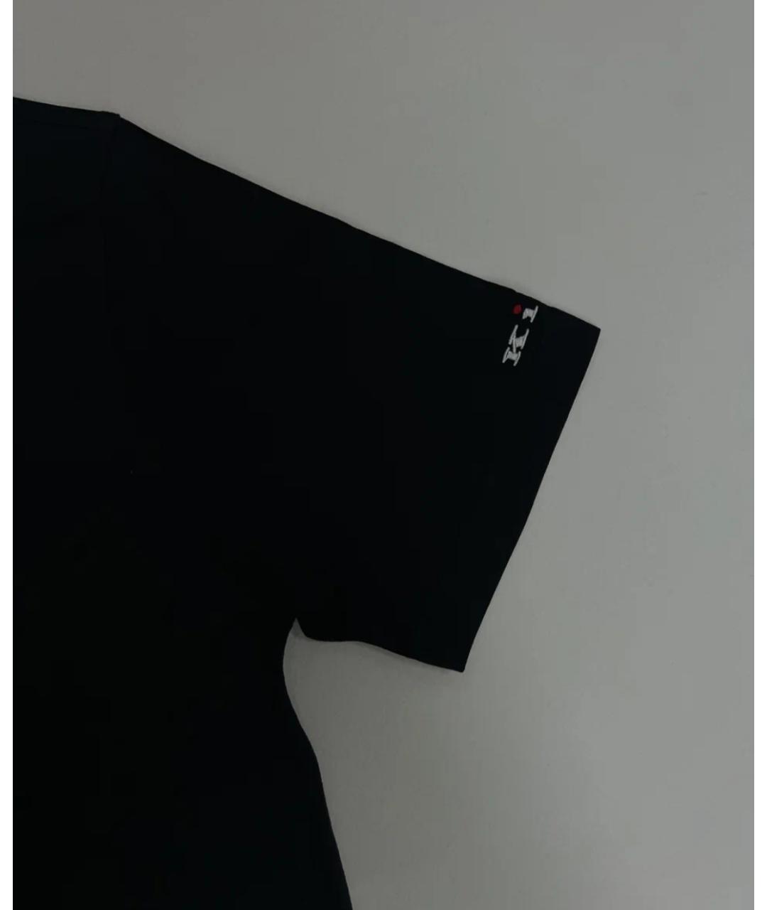KITON Черная футболка, фото 3
