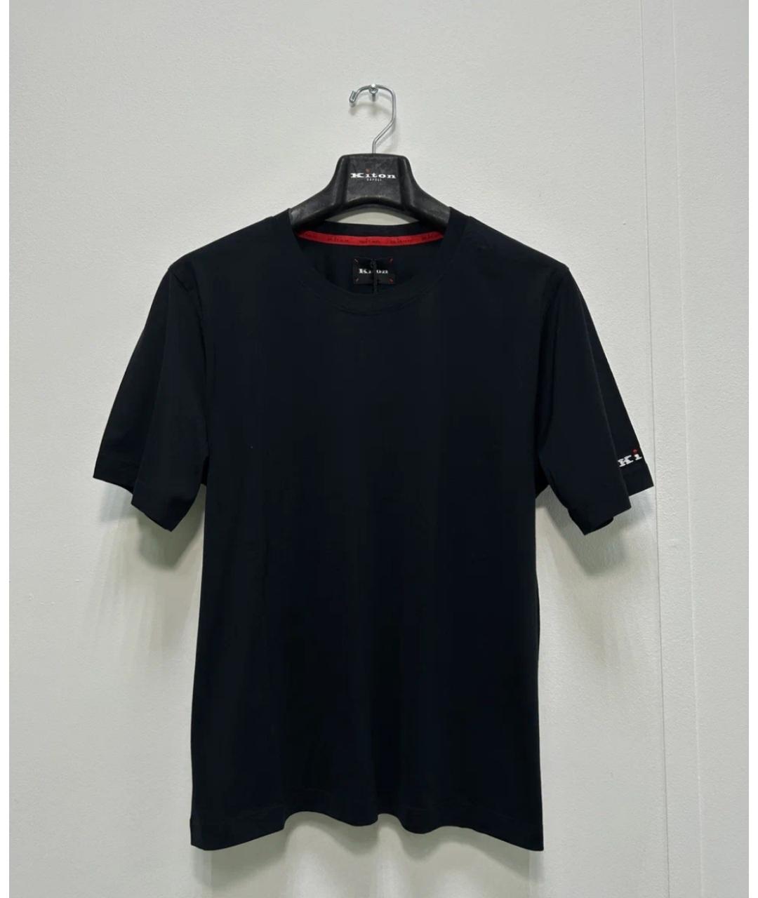KITON Черная футболка, фото 5