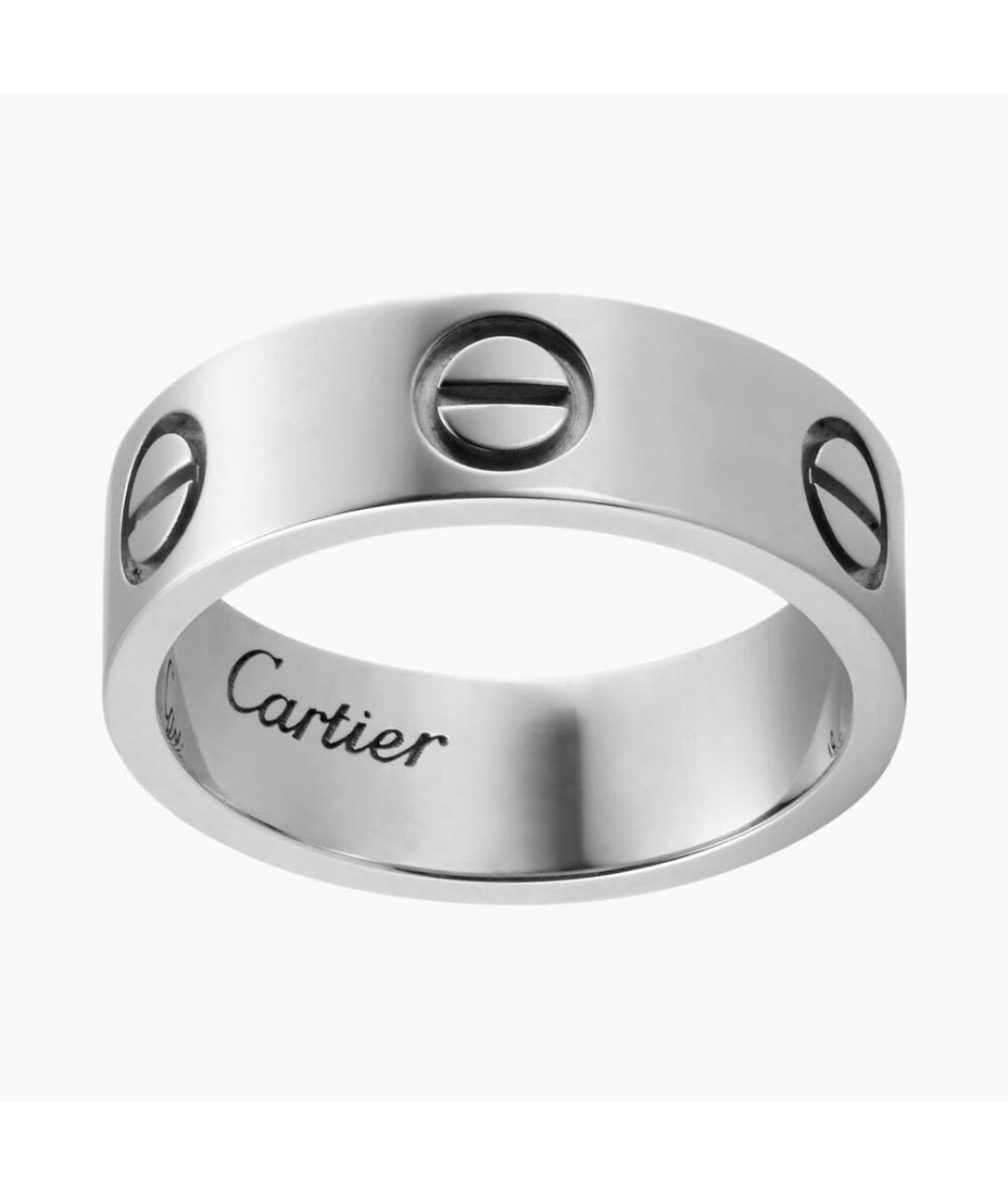 CARTIER Серебряное кольцо из белого золота, фото 9