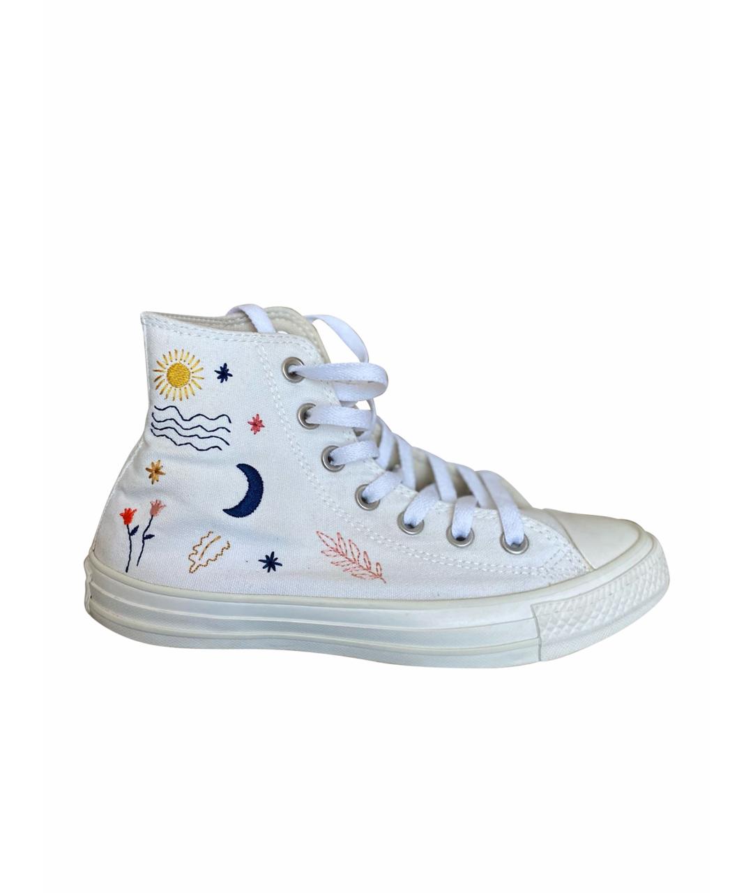 CONVERSE Белые текстильные кеды, фото 1