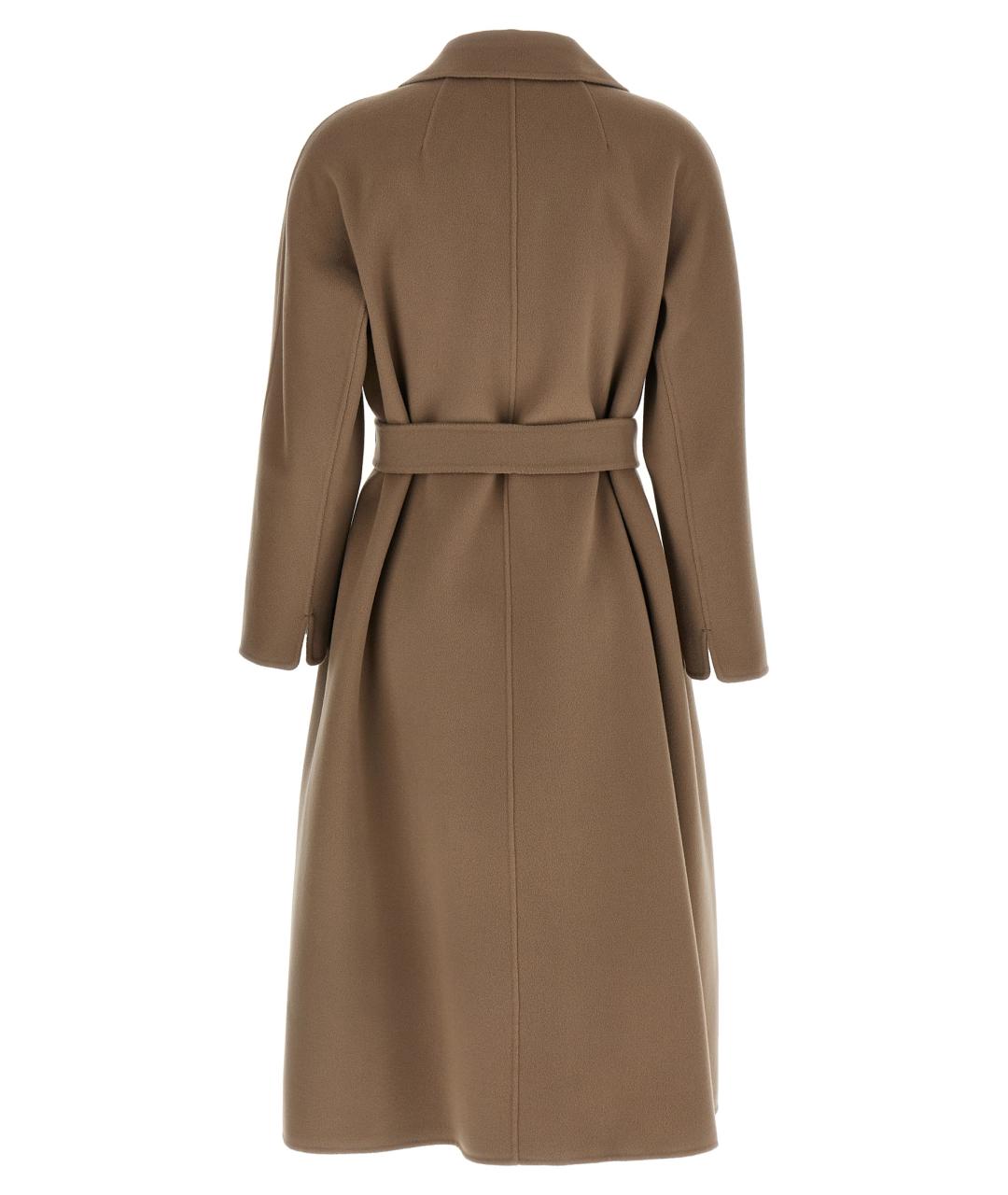 'S MAX MARA Бежевое шерстяное пальто, фото 2