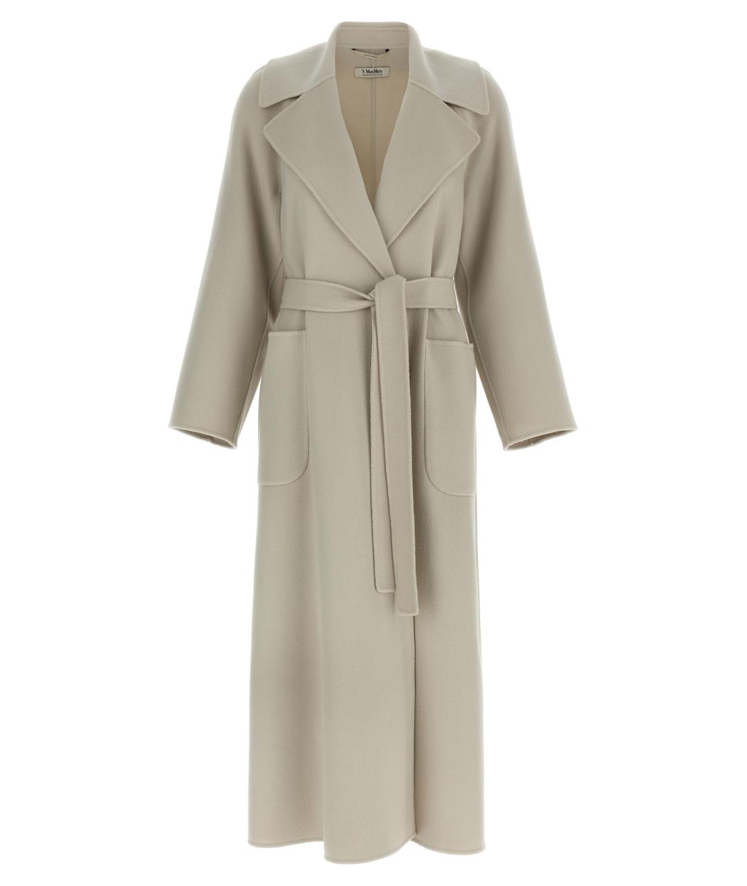 'S MAX MARA Бежевое шерстяное пальто, фото 1