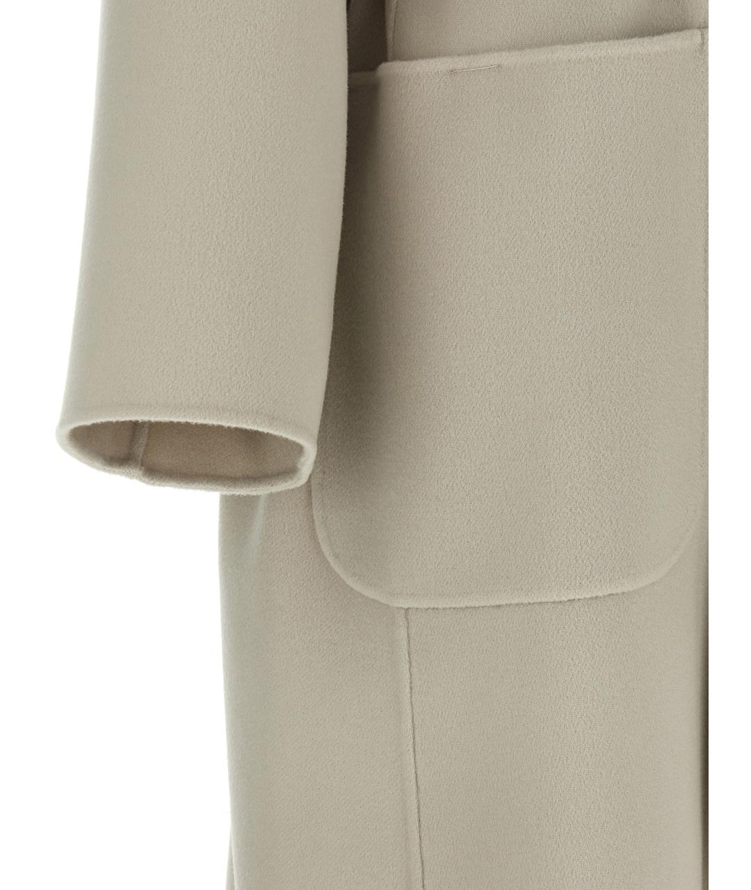 'S MAX MARA Бежевое шерстяное пальто, фото 4