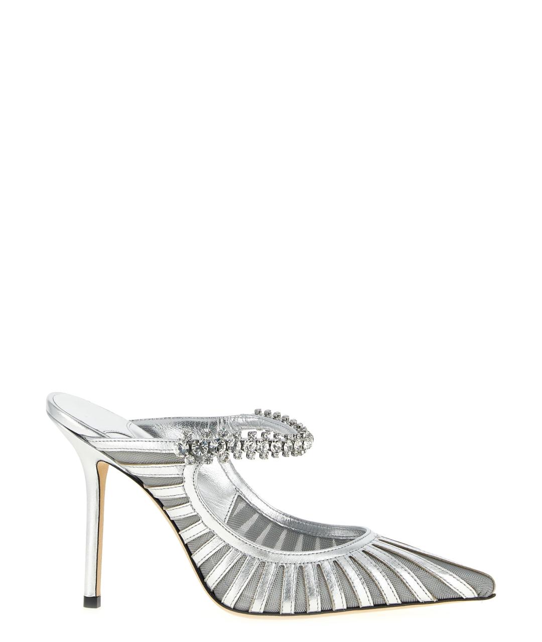 JIMMY CHOO Серебряные туфли, фото 1