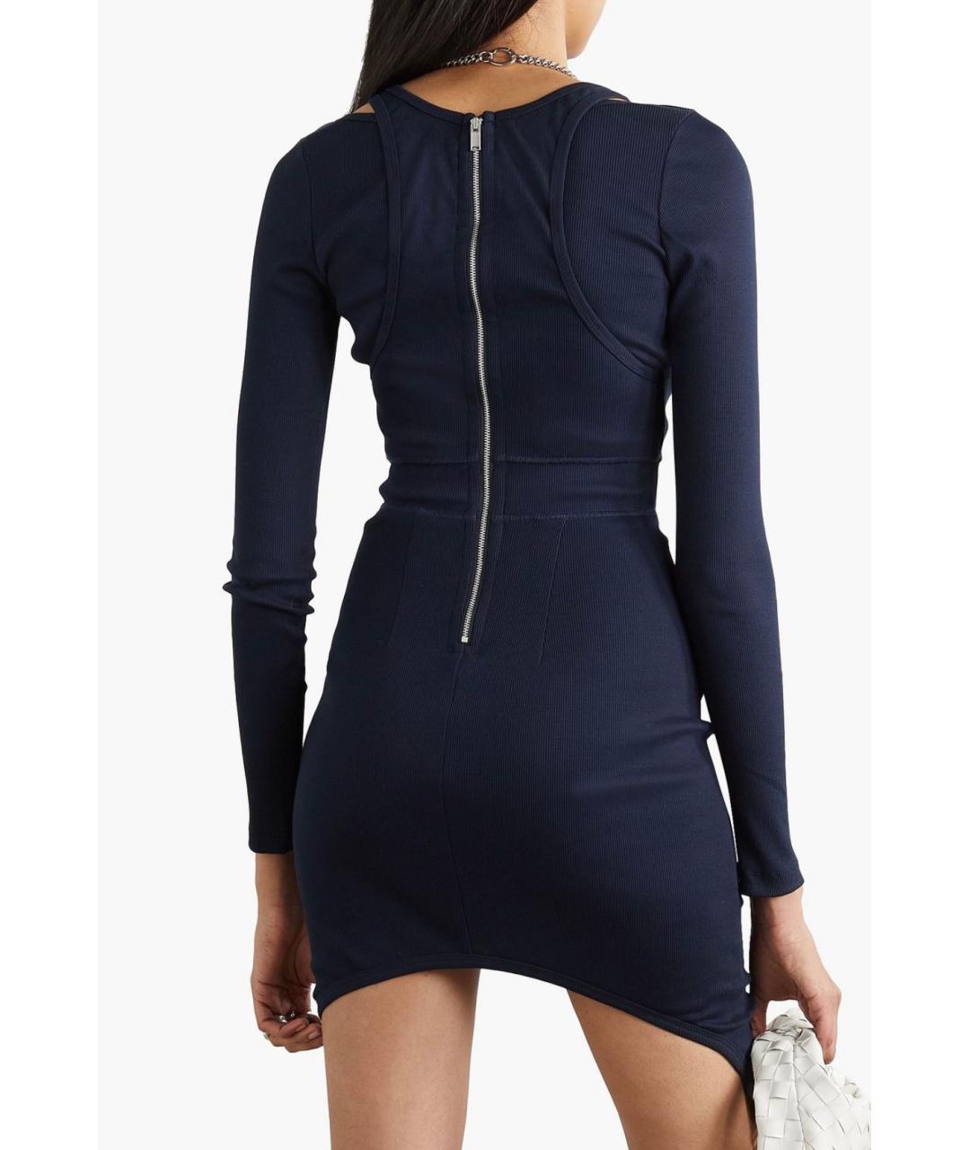 DION LEE Темно-синее коктейльное платье, фото 3
