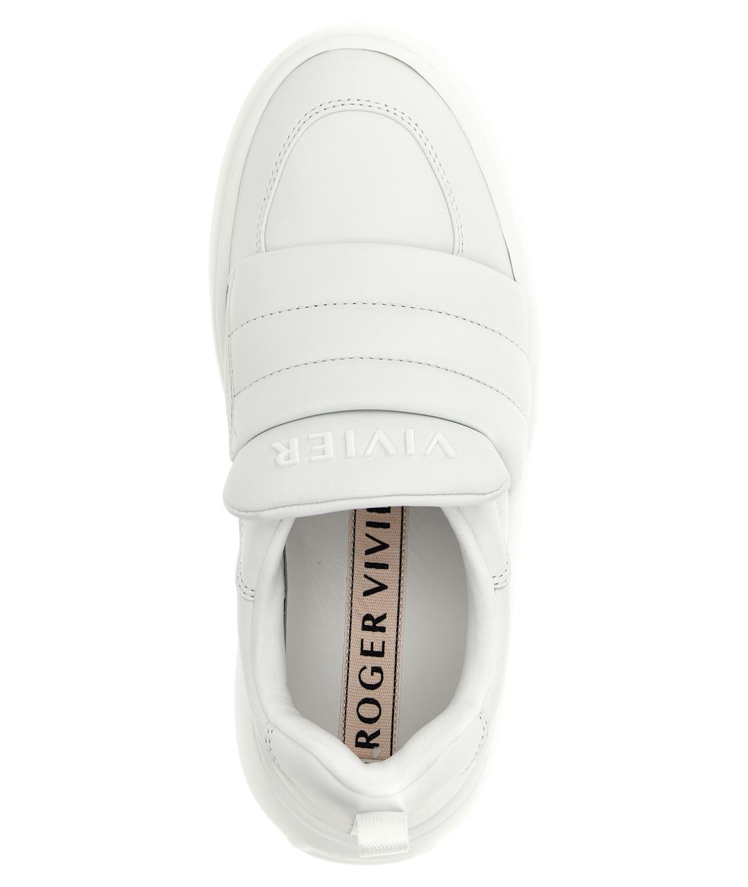 ROGER VIVIER Белые кроссовки, фото 4
