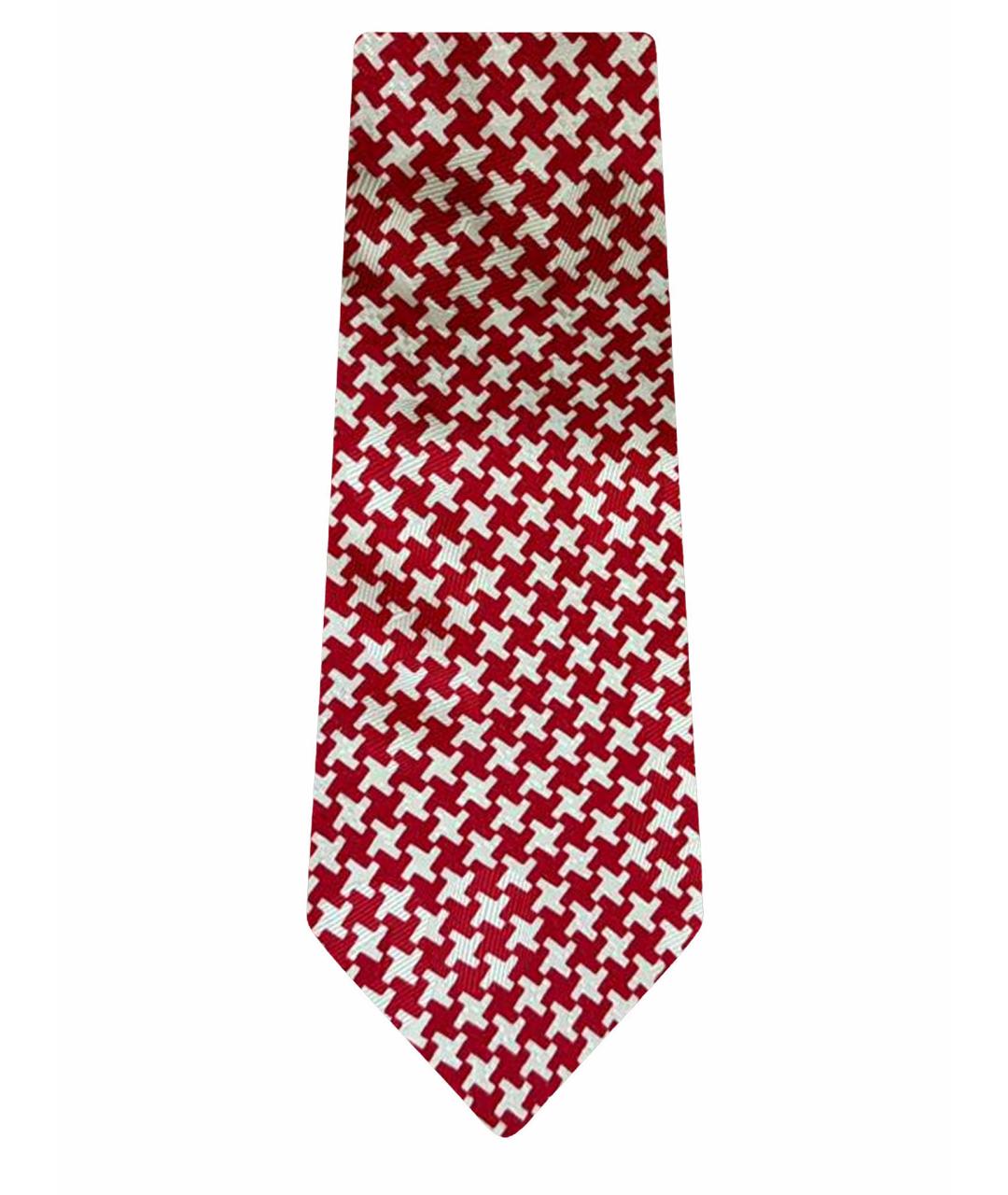 ERMENEGILDO ZEGNA XXX Красный шелковый галстук, фото 1
