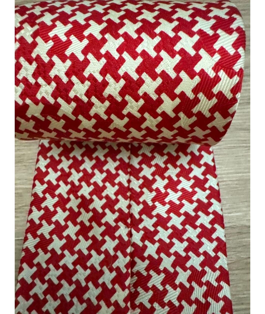 ERMENEGILDO ZEGNA XXX Красный шелковый галстук, фото 2