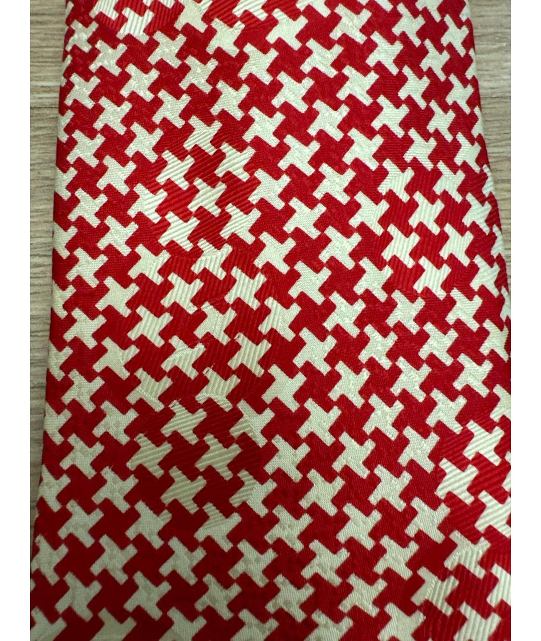 ERMENEGILDO ZEGNA XXX Красный шелковый галстук, фото 5