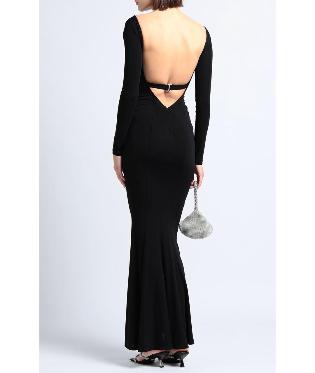 DION LEE Черное коктейльное платье, фото 8