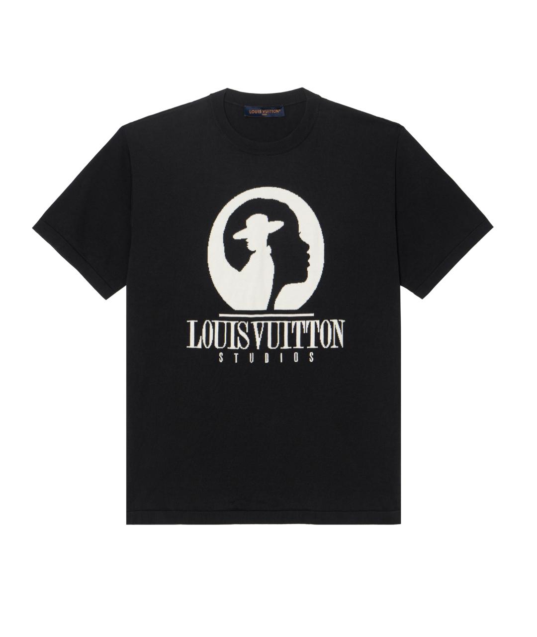 LOUIS VUITTON Черная футболка, фото 1