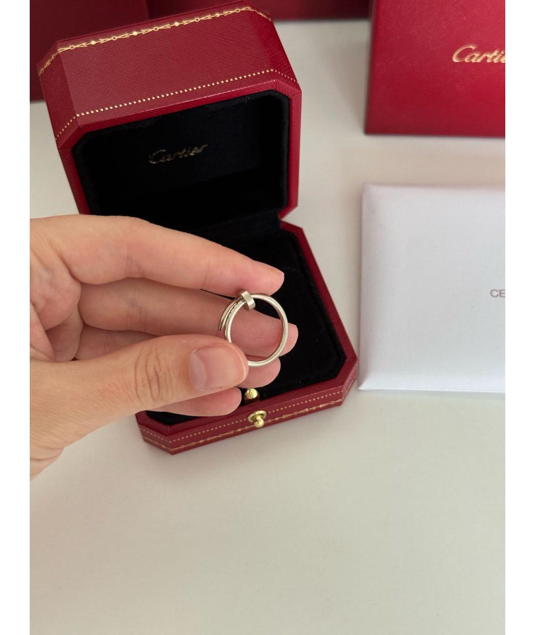 CARTIER Серебряное кольцо из белого золота, фото 4