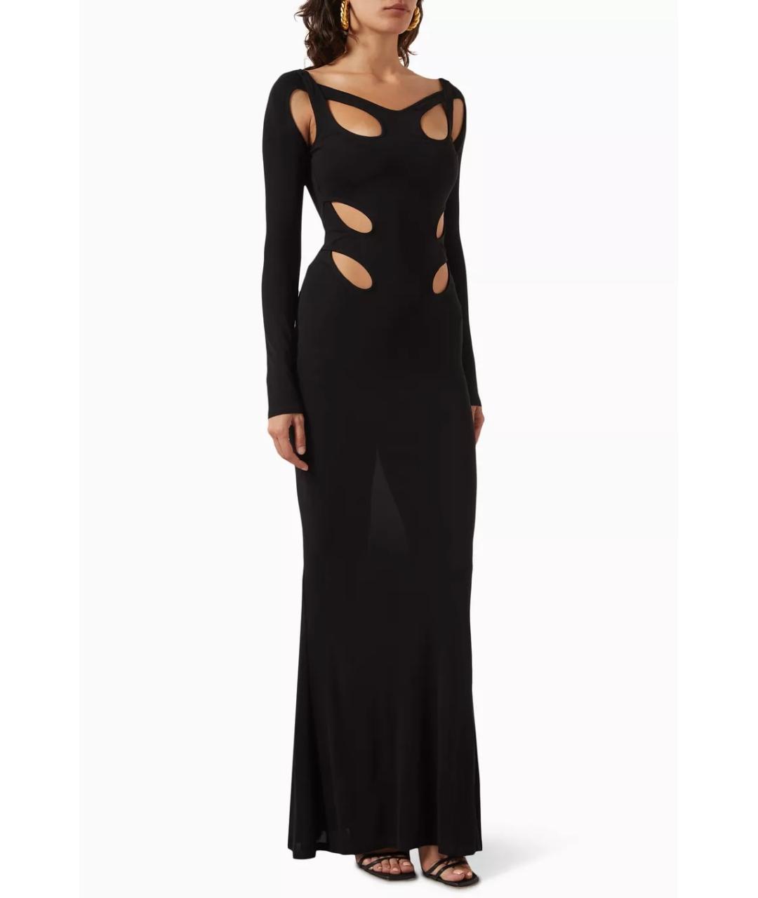 DION LEE Черное коктейльное платье, фото 2