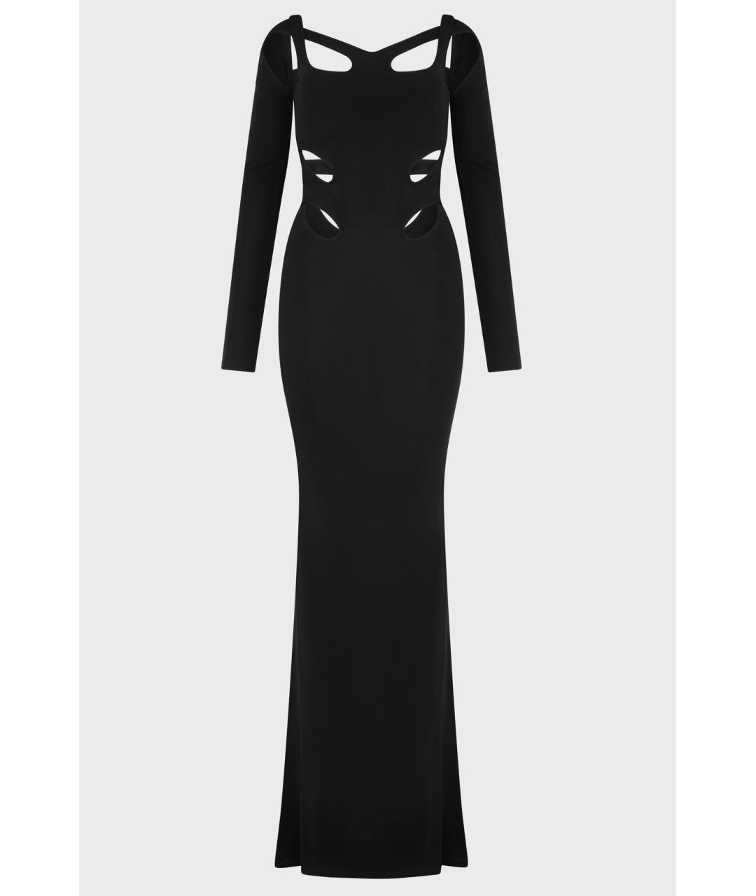 DION LEE Черное коктейльное платье, фото 9