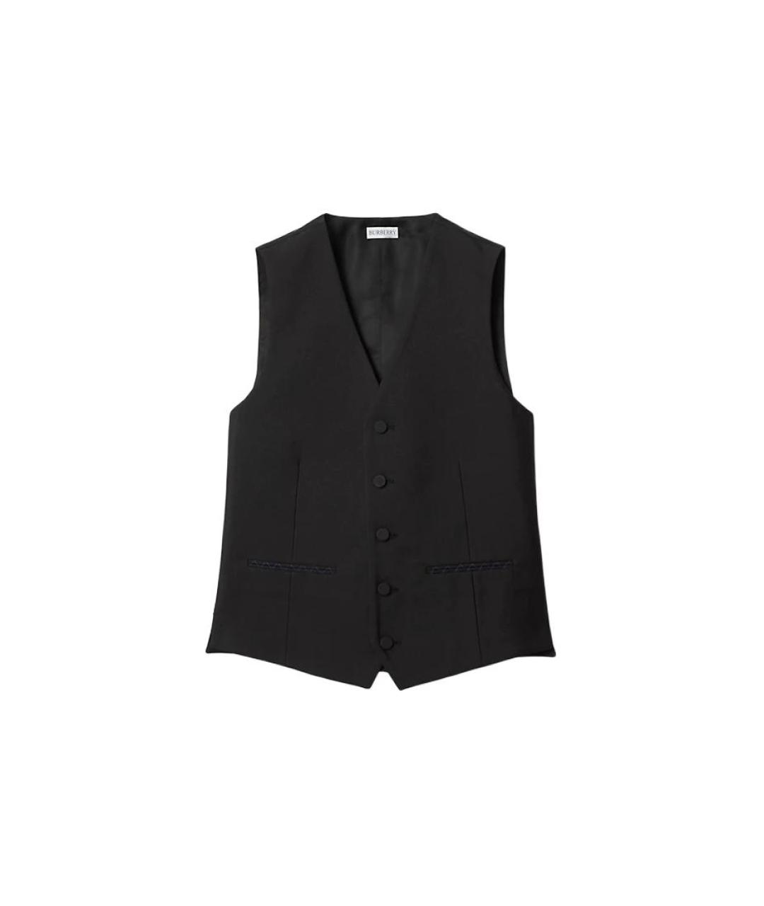 BURBERRY Черный жилет, фото 1