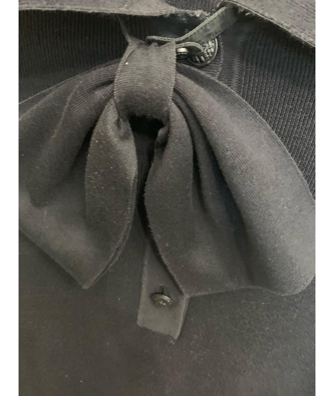 CHANEL Черный хлопковый джемпер / свитер, фото 4