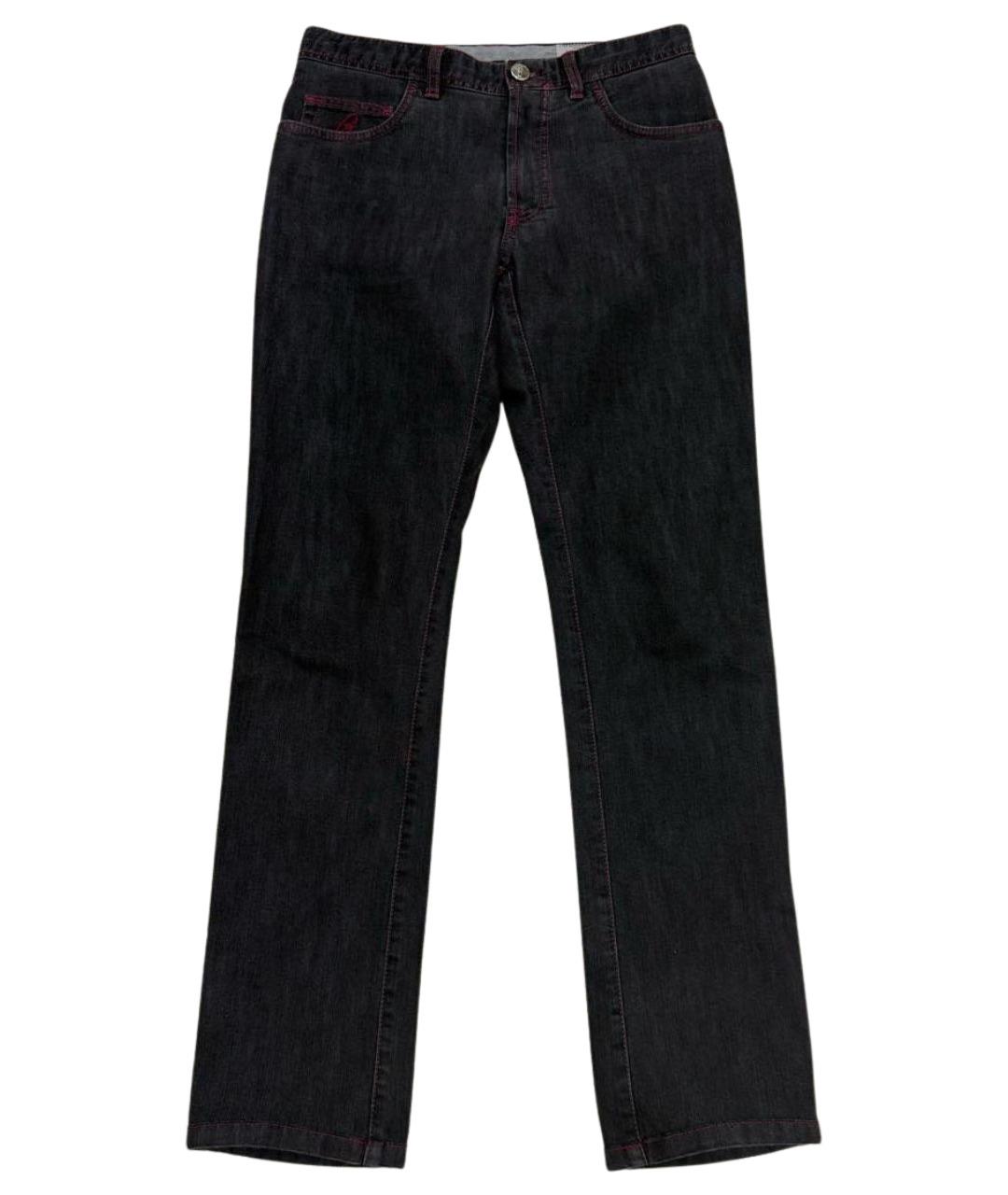 BRIONI Серые хлопковые джинсы, фото 1