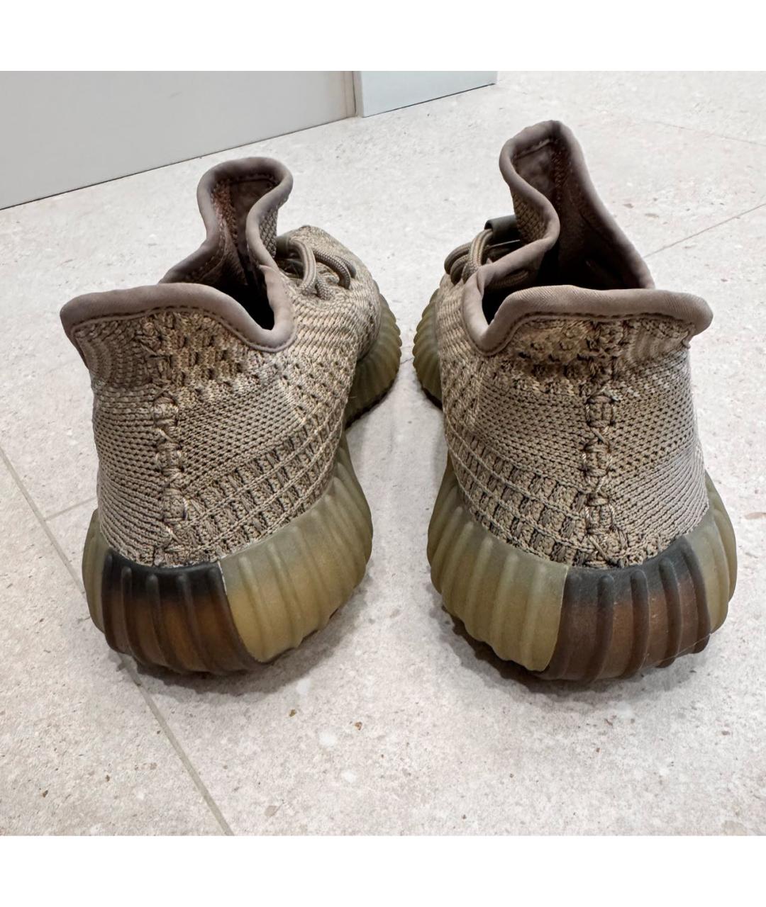 ADIDAS YEEZY Бежевые текстильные кроссовки, фото 4